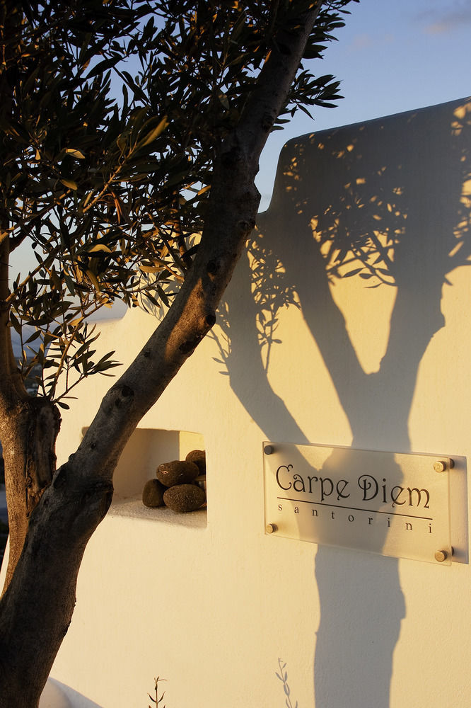 Carpe Diem Santorini Pyrgos Kallistis Bagian luar foto